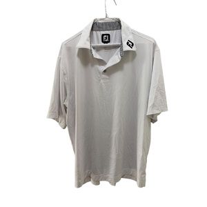 FootJoy (Titleist) Men’s Golf Shirt L -  White/Black